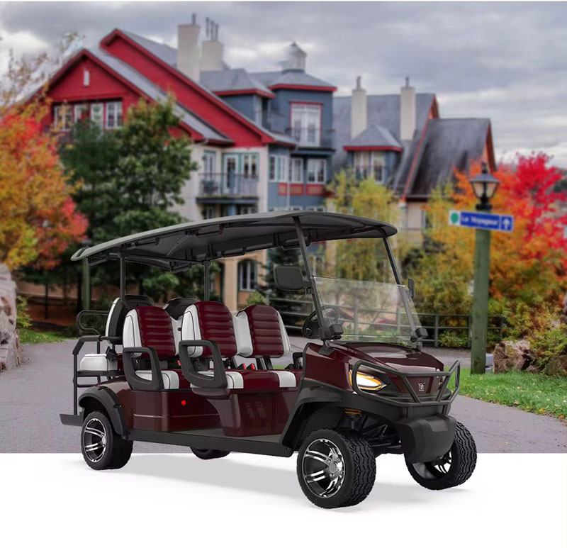 New Electric 6 Seat Motorized Golfcart Electric Golf Cart With Solar Panel Electric Golf Cart (3)