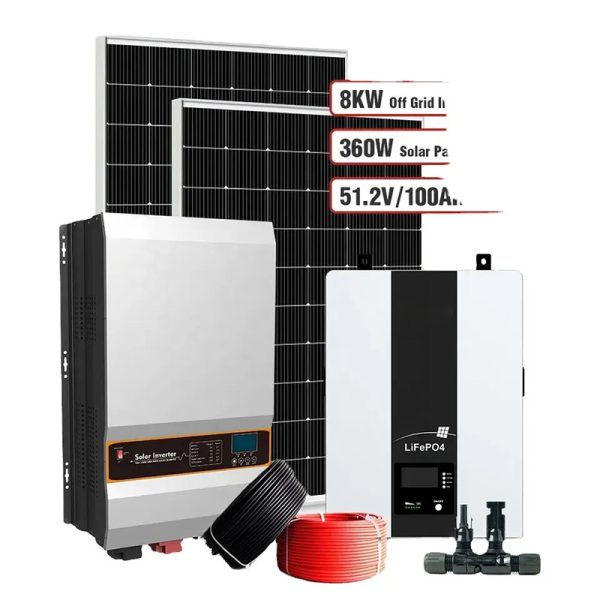 Solar Panel Generator 5kw 10kw 12kw 15kw Panel Solar Energy On Grid System (2)