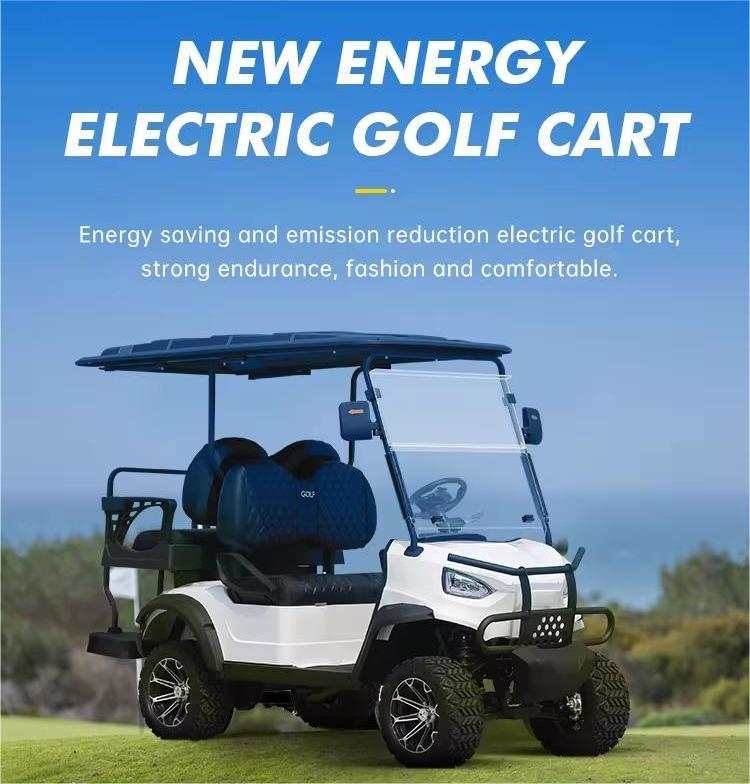 2 Seater Electric Golf Car Ce Approved 2 Seat Battery Powered Lithium Batteries Golfkar Electric Golf Buggy (2)