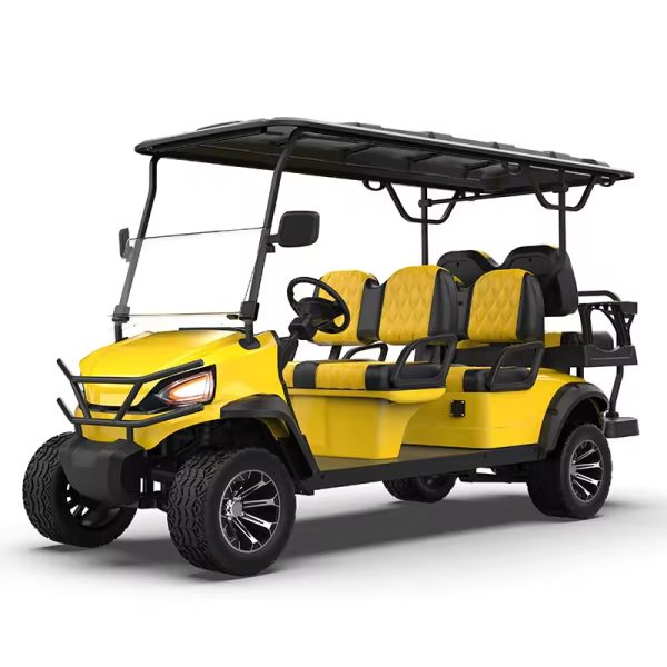 48v Lithium Powered Solar Compatible 4 Seater Off Road Electric Solar Legal Golf Cart Buggy (11)