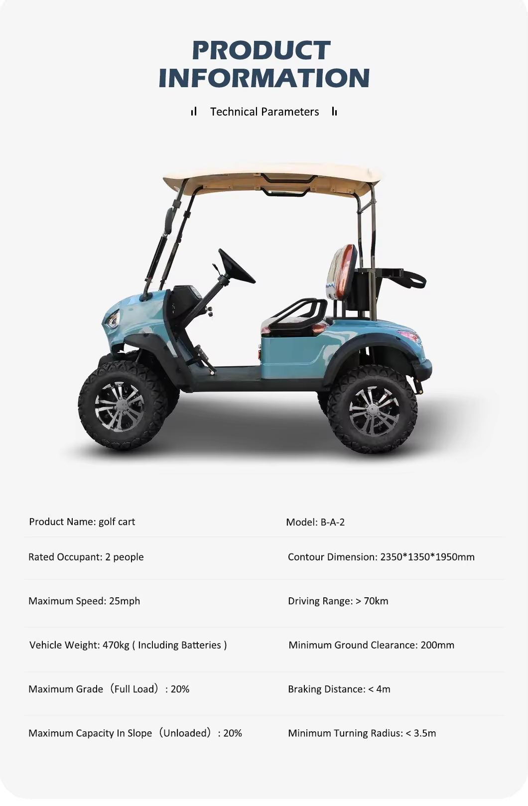 72v Lithium Ion Solar Golf Cart With Street Legal 2 Seater Off Road Mini Electric Buggy (3)