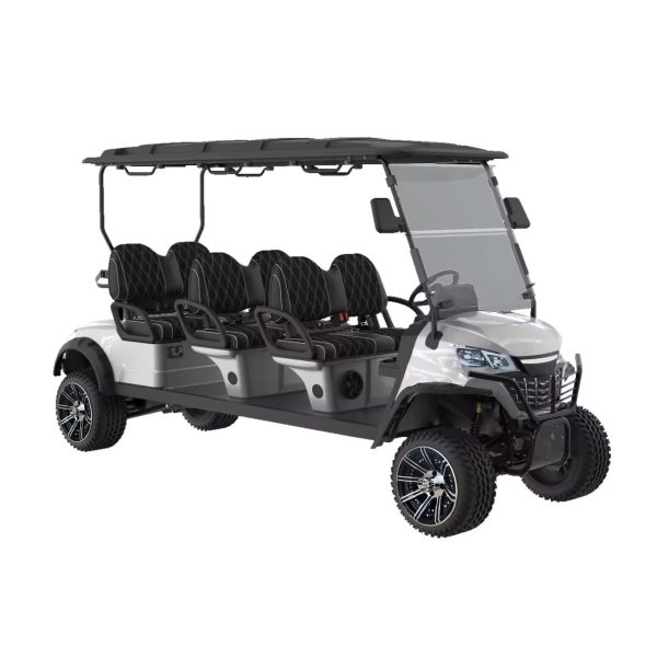 Hot Selling Cruise The Course In Comfort 6 Passenger Solar Electric Golf Cart Club Car (11)