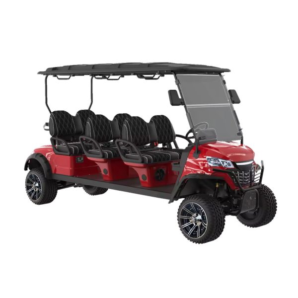 Hot Selling Cruise The Course In Comfort 6 Passenger Solar Electric Golf Cart Club Car (2)