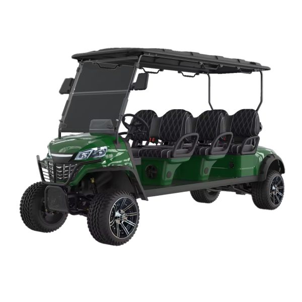 Hot Selling Cruise The Course In Comfort 6 Passenger Solar Electric Golf Cart Club Car (4)