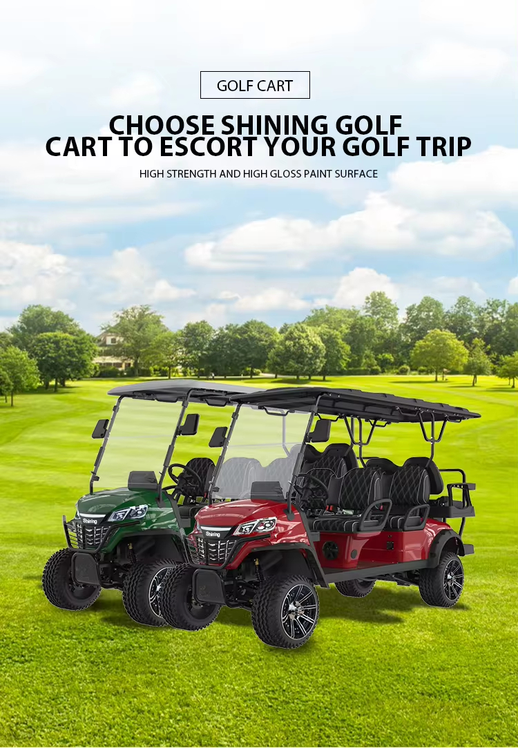 Hot Selling Cruise The Course In Comfort 6 Passenger Solar Electric Golf Cart Club Car (5)