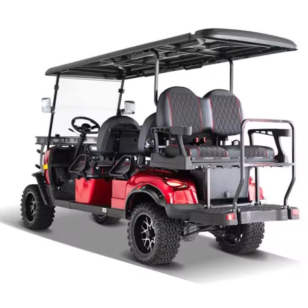 New 4+2 Seat Electric Touring Car Club Car Electric Golf Cart Classic Hunting Cart (19)