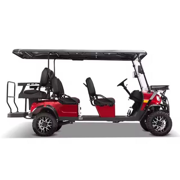 New 4+2 Seat Electric Touring Car Club Car Electric Golf Cart Classic Hunting Cart (20)