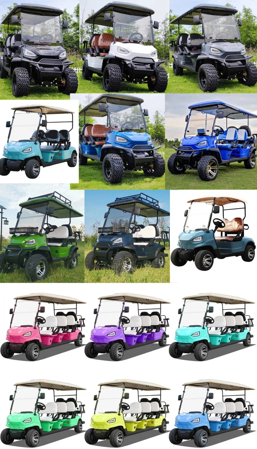 Sightseeing Tourist Classic Club Stable Quality Electric Solar Golf Car With Comfoetable Price (5)