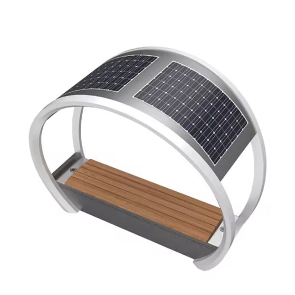 Solar Charging Benches New Design Wireless Charging Outdoor (1)