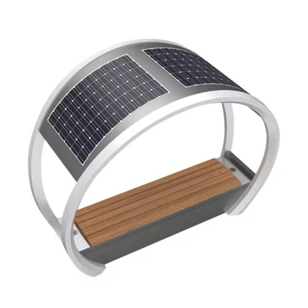 Solar Charging Benches New Design Wireless Charging Outdoor (2)