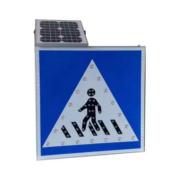 Solar Road Signs Ip55 Solar Powered Street Signs (1)