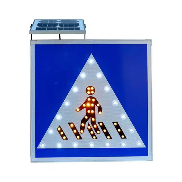 Solar Road Signs Ip55 Solar Powered Street Signs (4)