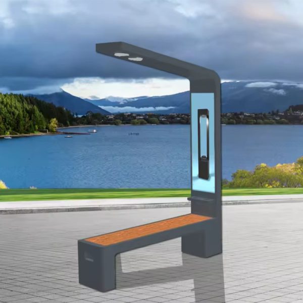 Solar Smart Bench With Charging Wifi Public Facilities (1)