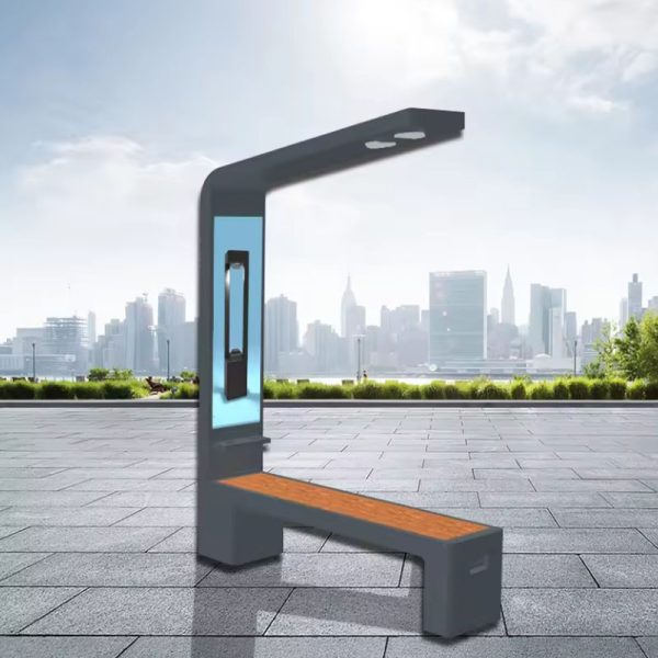 Solar Smart Bench With Charging Wifi Public Facilities (5)