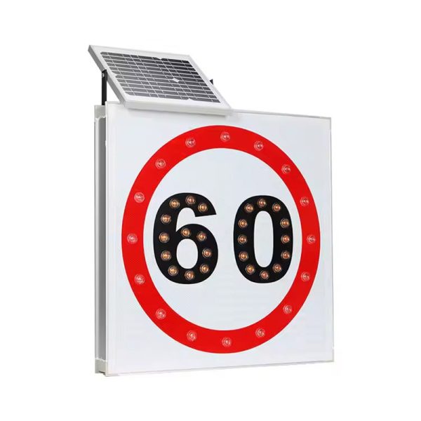 Solar Stop Sign Lights Ip55 For Road Way High Way (3)